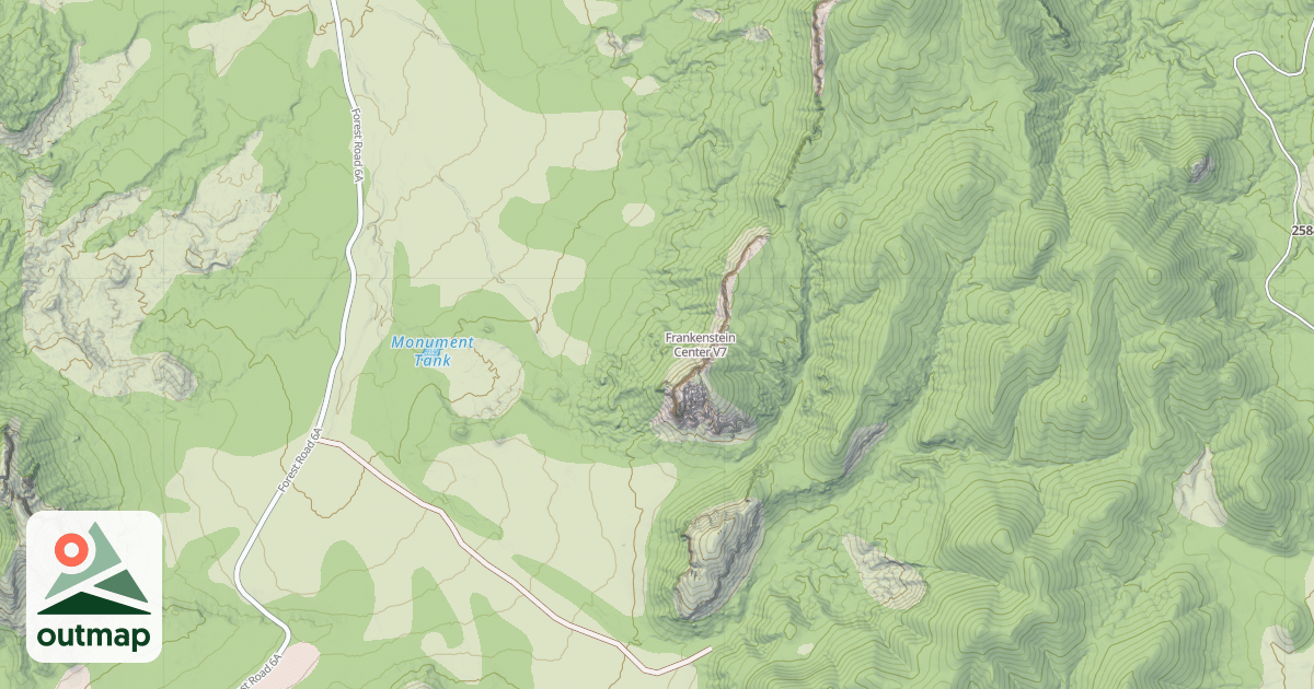 Map of Frankenstein Center