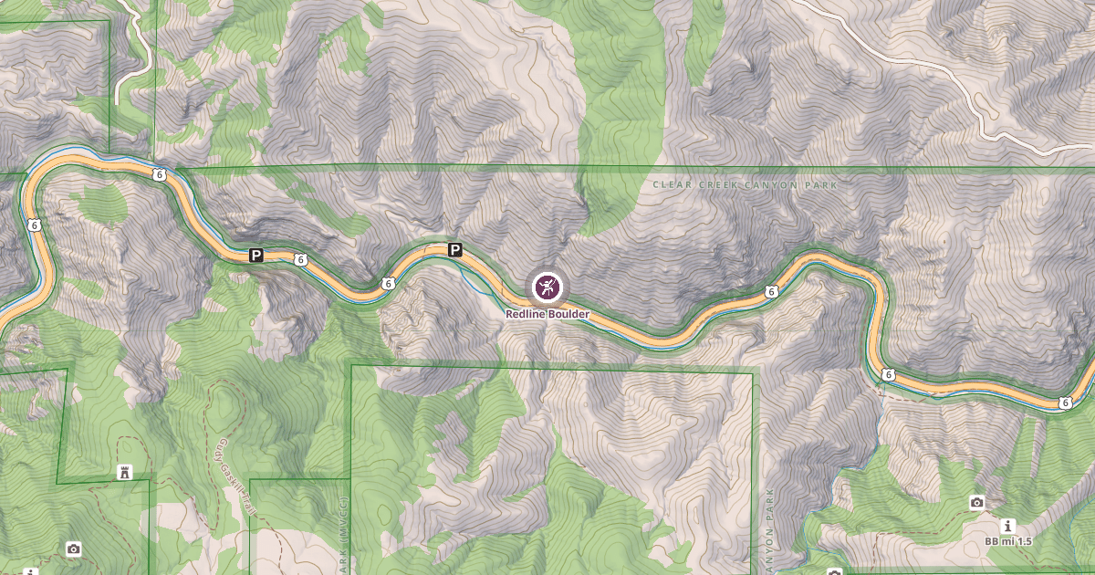 Map preview of Redline Boulder