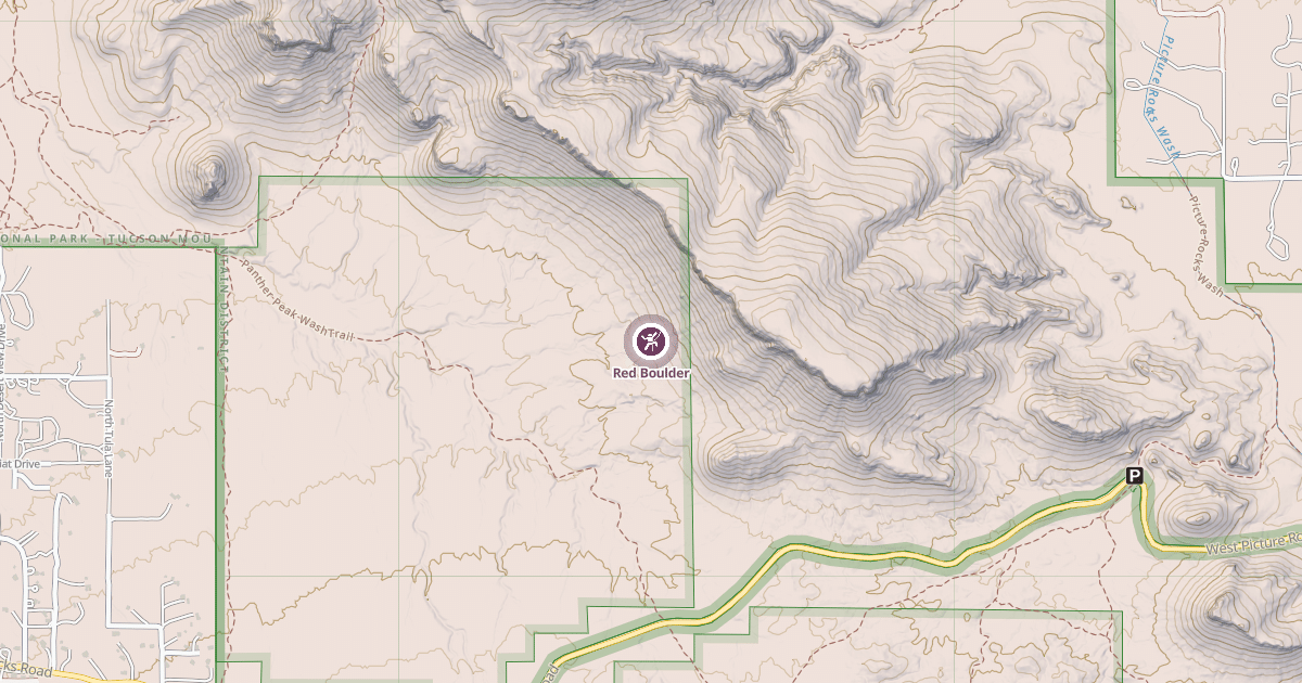 Map preview of Red Boulder