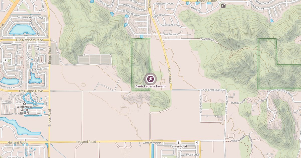 Map preview of Canis Latrans Tavern