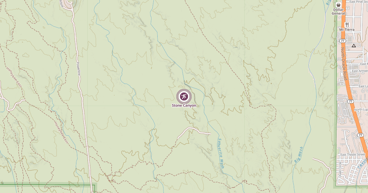 Map preview of Stone Canyon