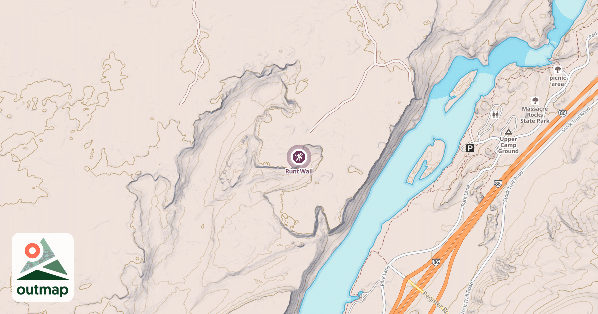 Map of Runt Wall