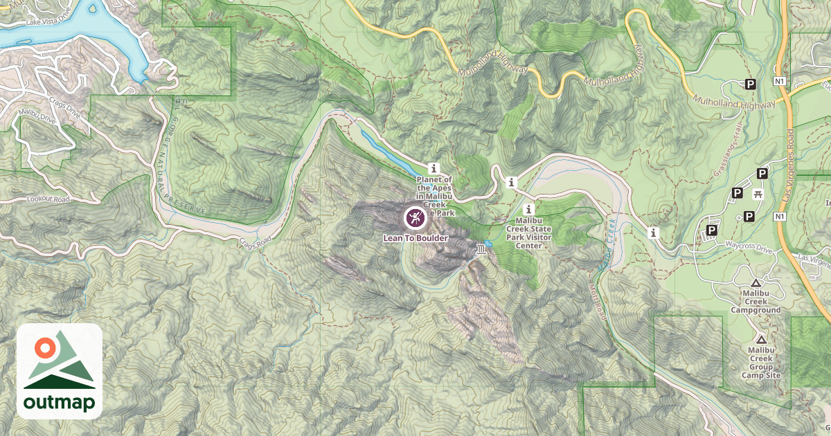 Map of Lean To Boulder