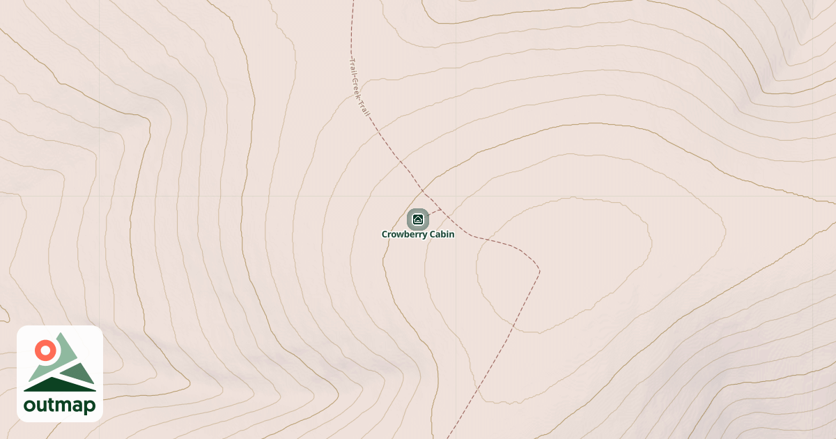 Map of Crowberry Cabin