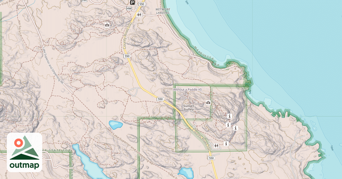 Map of Without a Paddle
