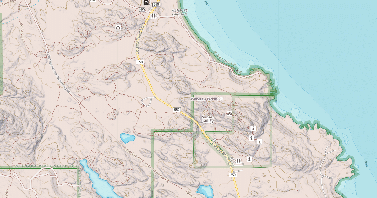 Map preview of Without a Paddle