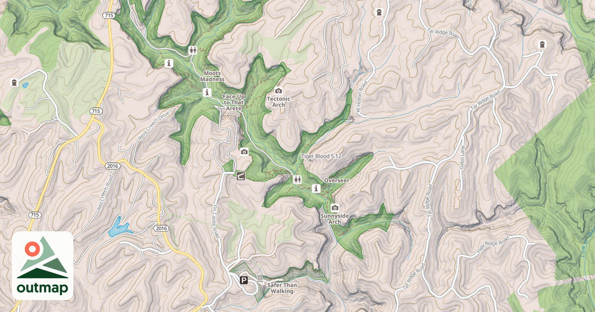 Map of Tiger Blood