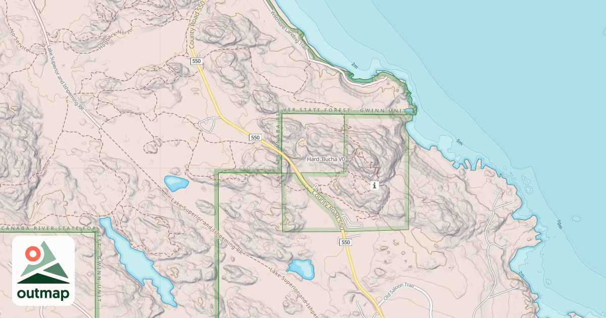 Map of Hard 'Bucha