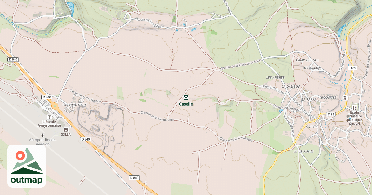 Map of Caselle