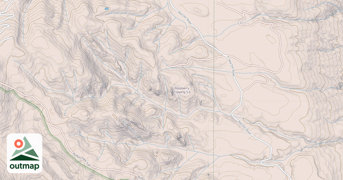 Map of Raspberry Topping