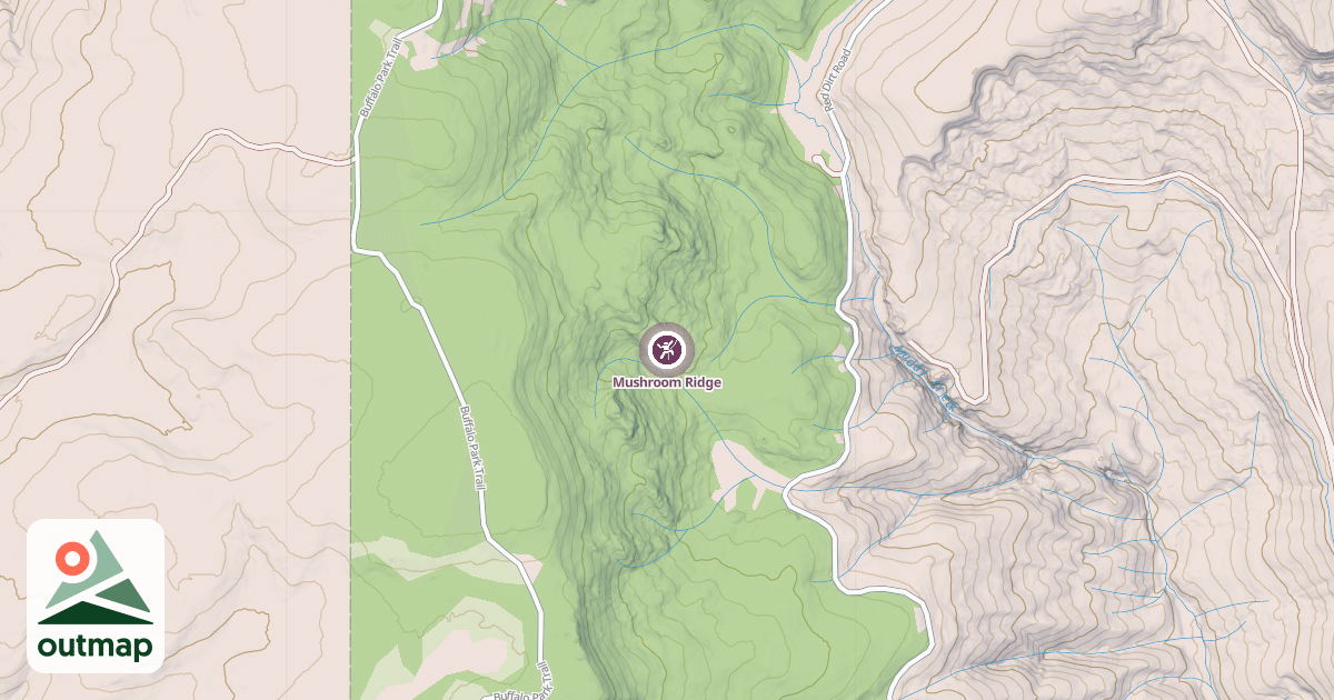 Map of Mushroom Ridge