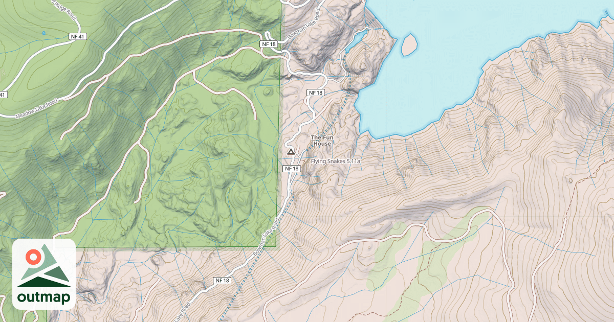 Map of Flying Snakes