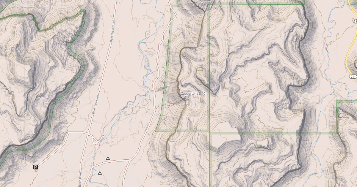 Map preview of Coppertone