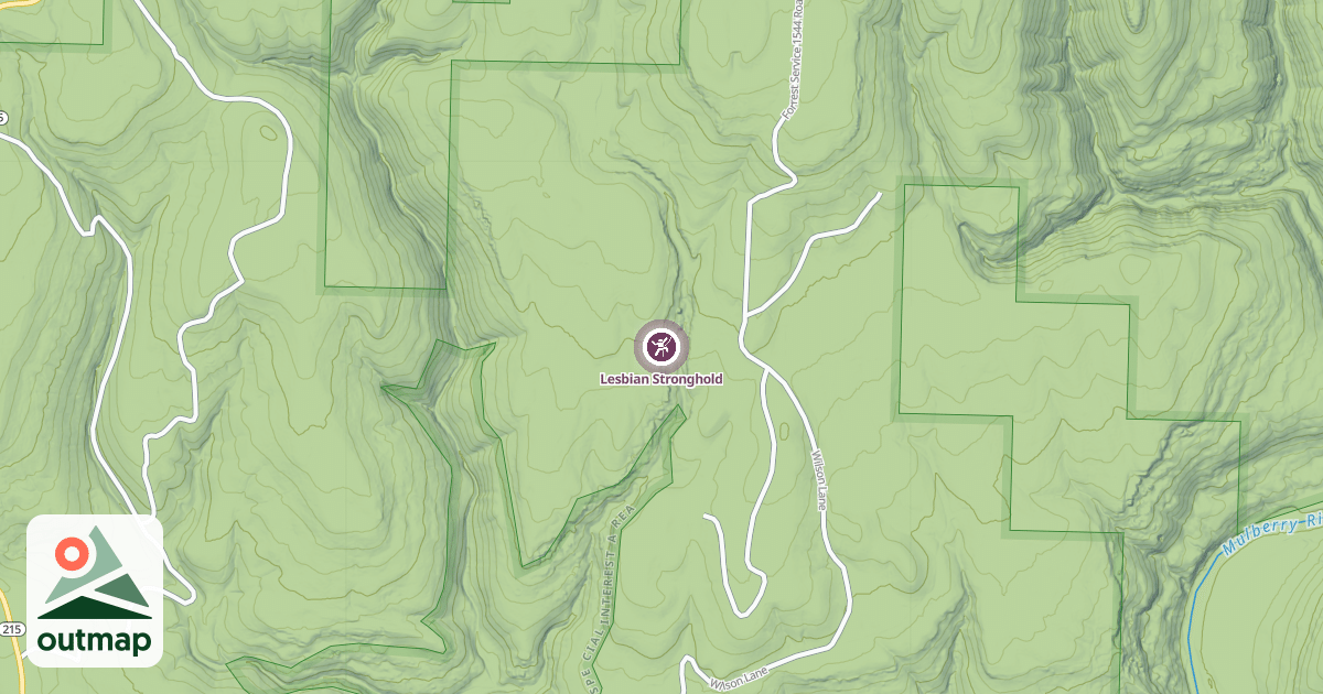Map of Lesbian Stronghold