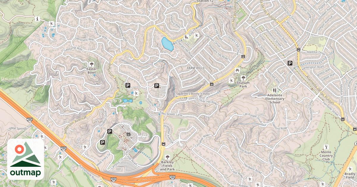 Map of Brett’s Booty