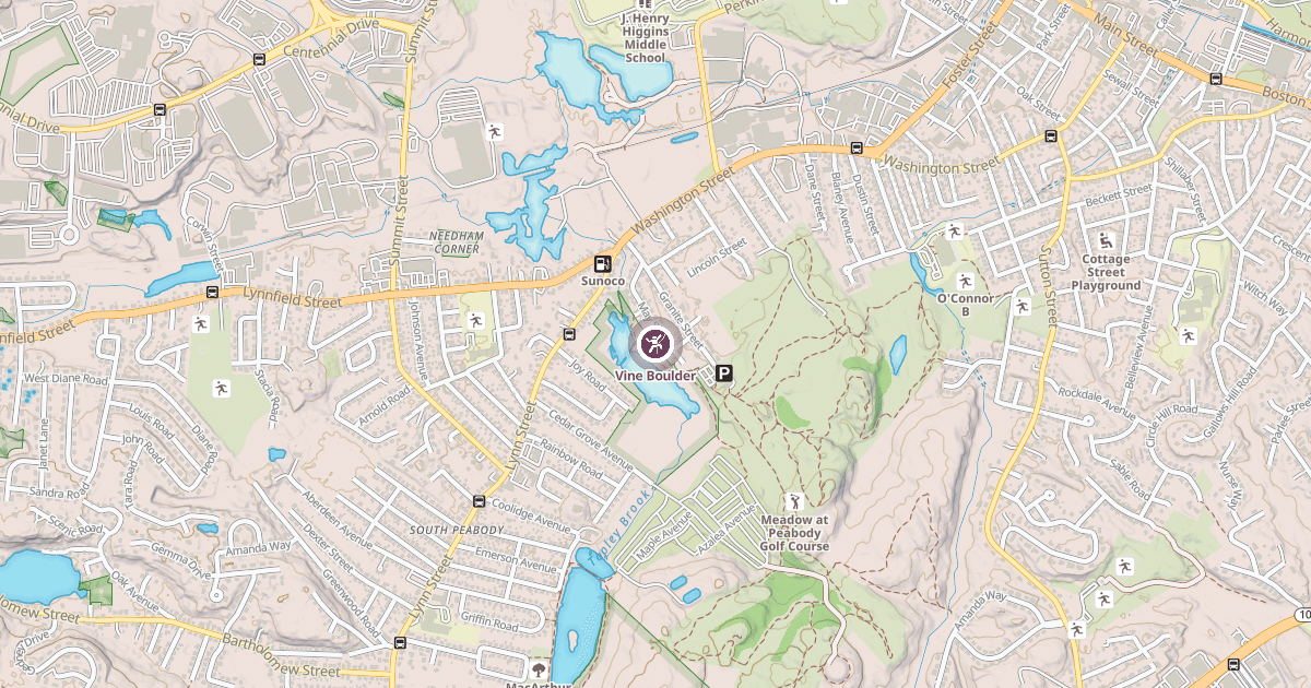 Map preview of Vine Boulder