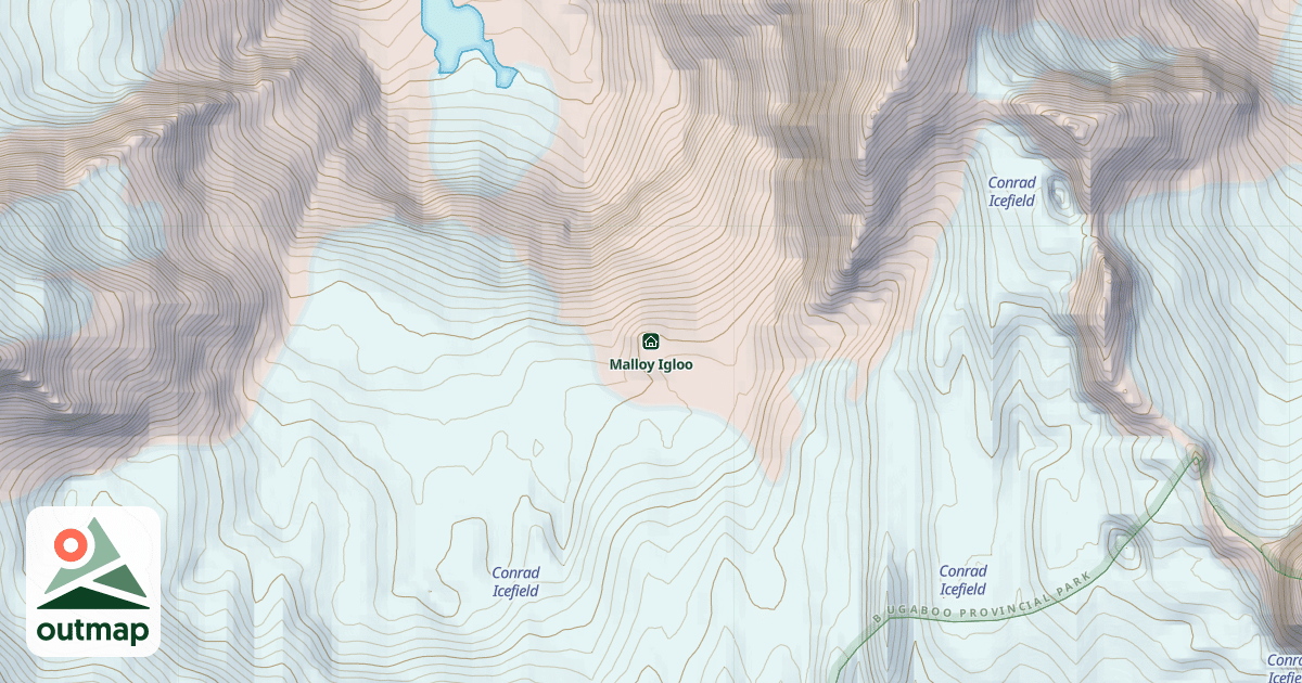 Map of Malloy Igloo