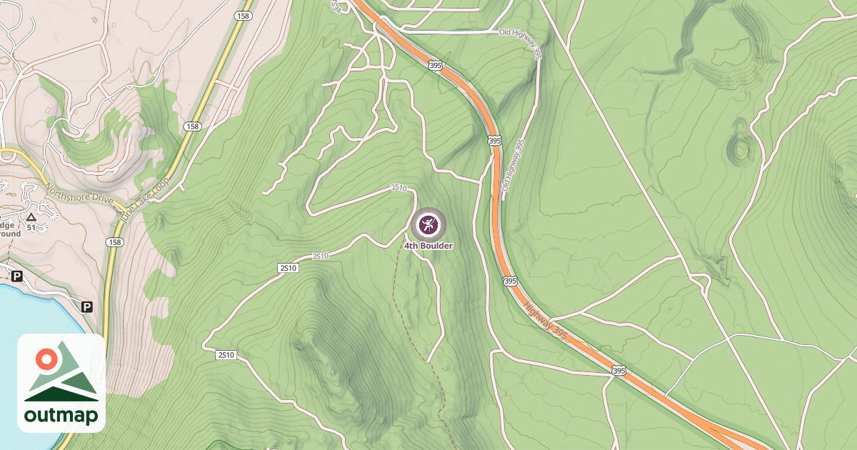 Map of 4th Boulder
