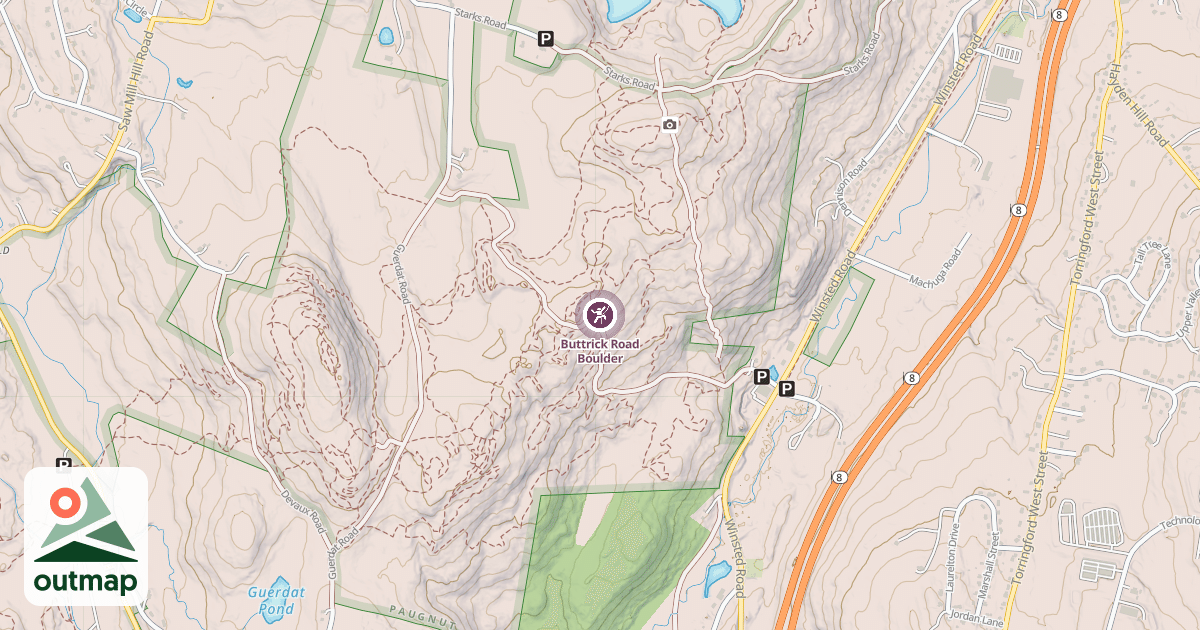 Map of Buttrick Road Boulder