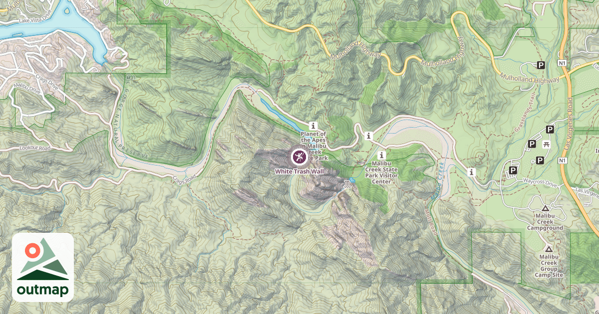 Map of White Trash Wall