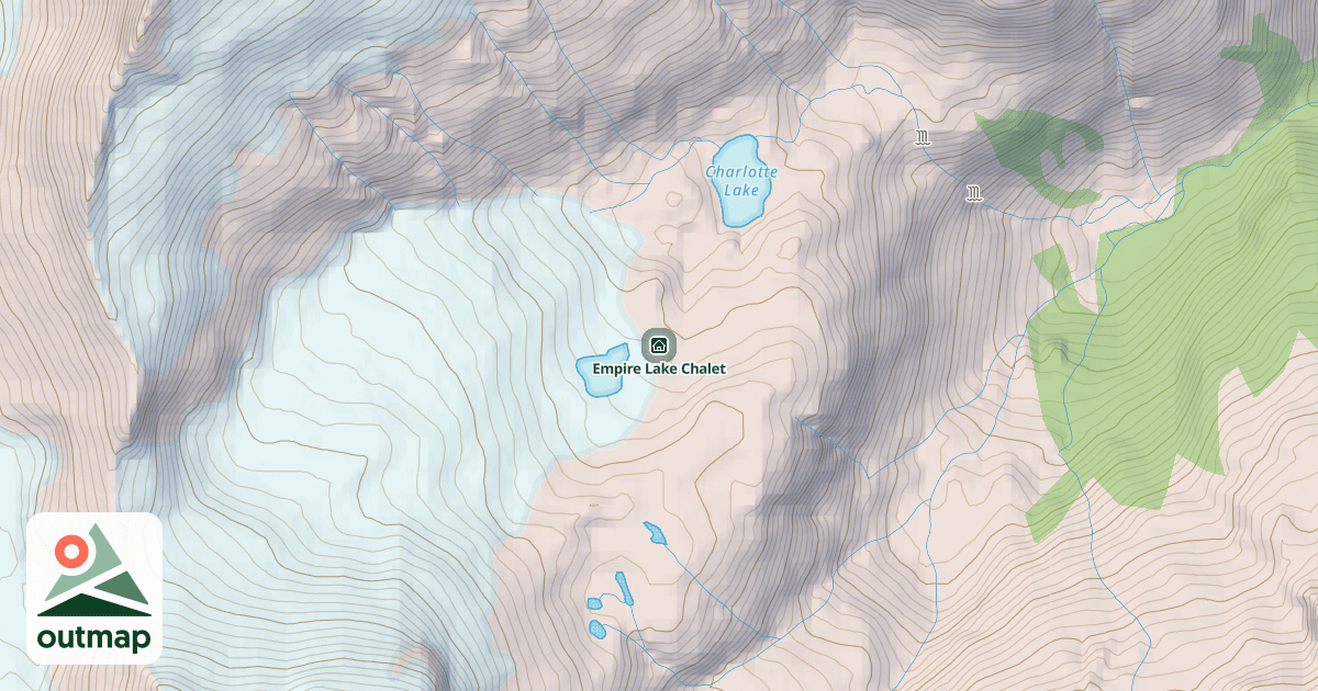 Map of Empire Lake Chalet
