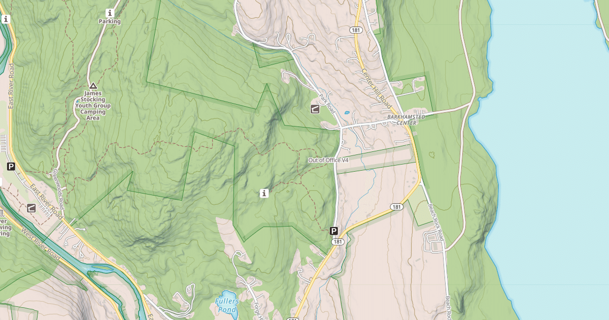 Map preview of Out of Office
