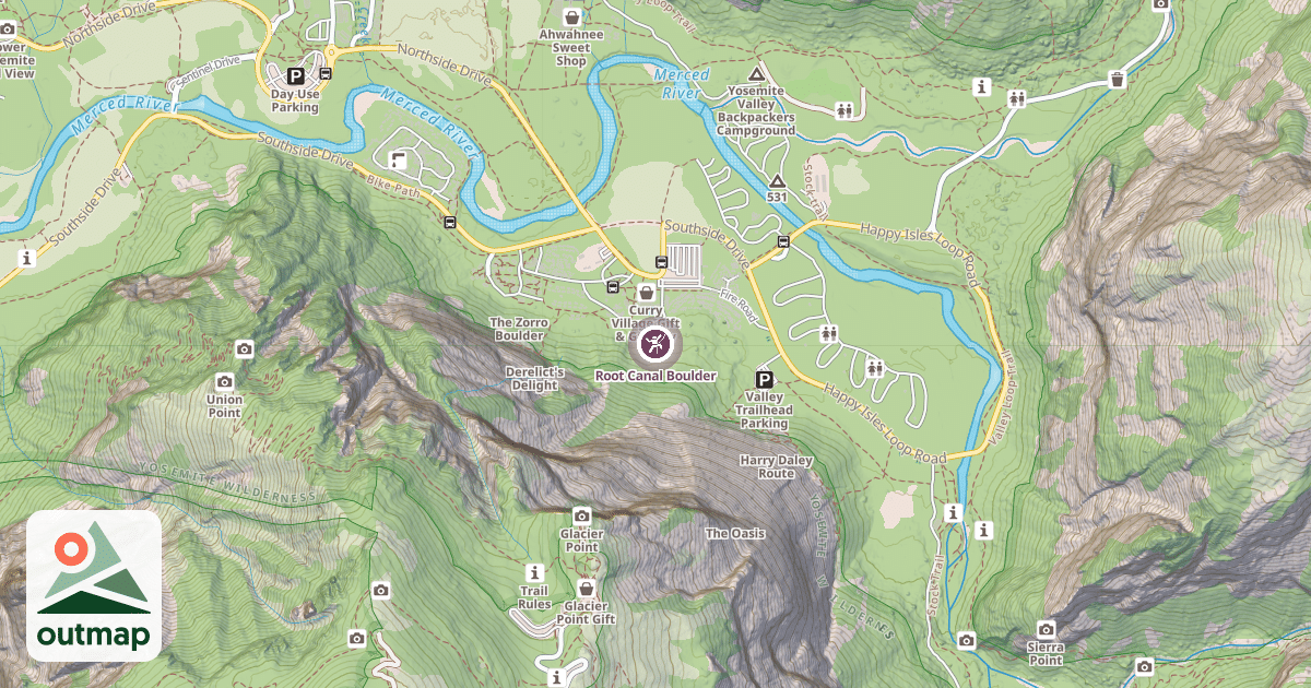 Map of Root Canal Boulder
