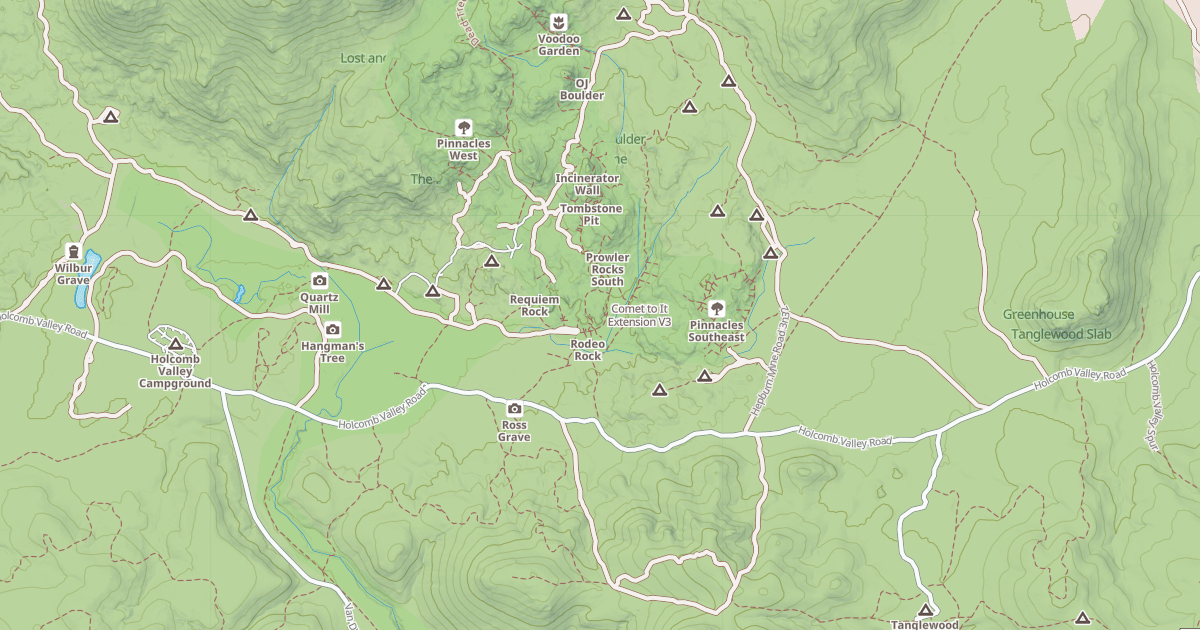Map preview of Comet to It Extension