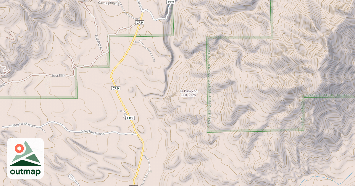 Map of Le Pumping Bull