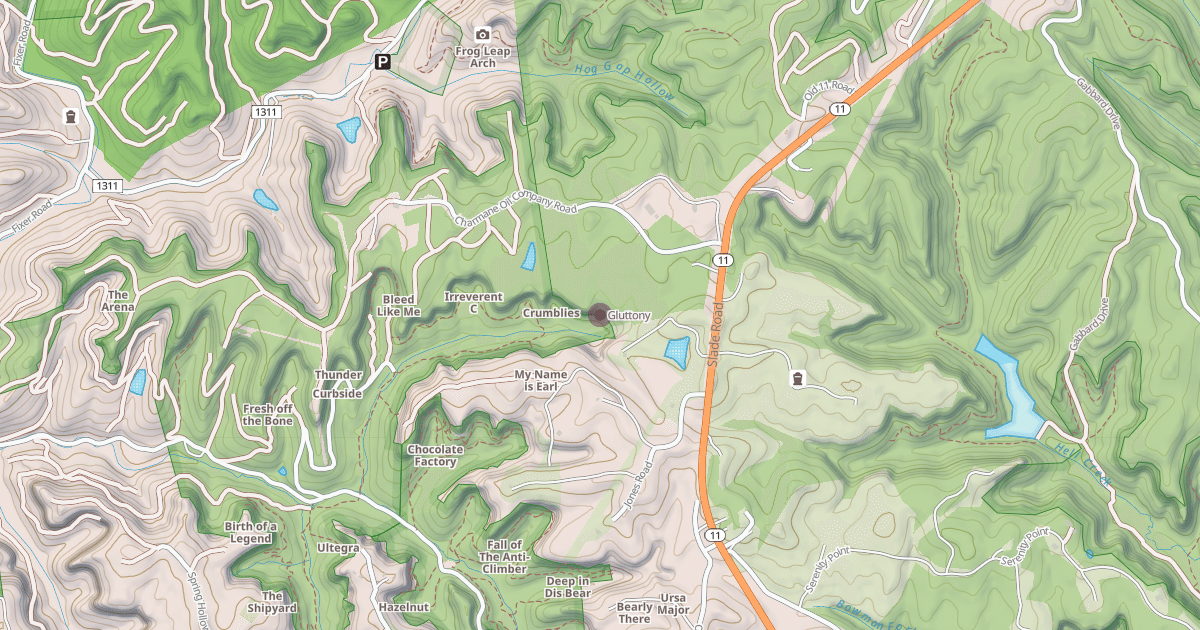 Map preview of Gluttony