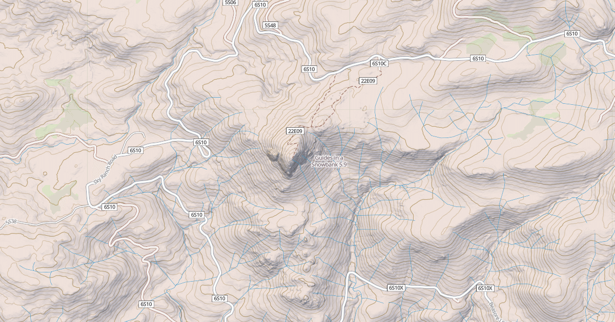 Map preview of Guides in a Snowbank