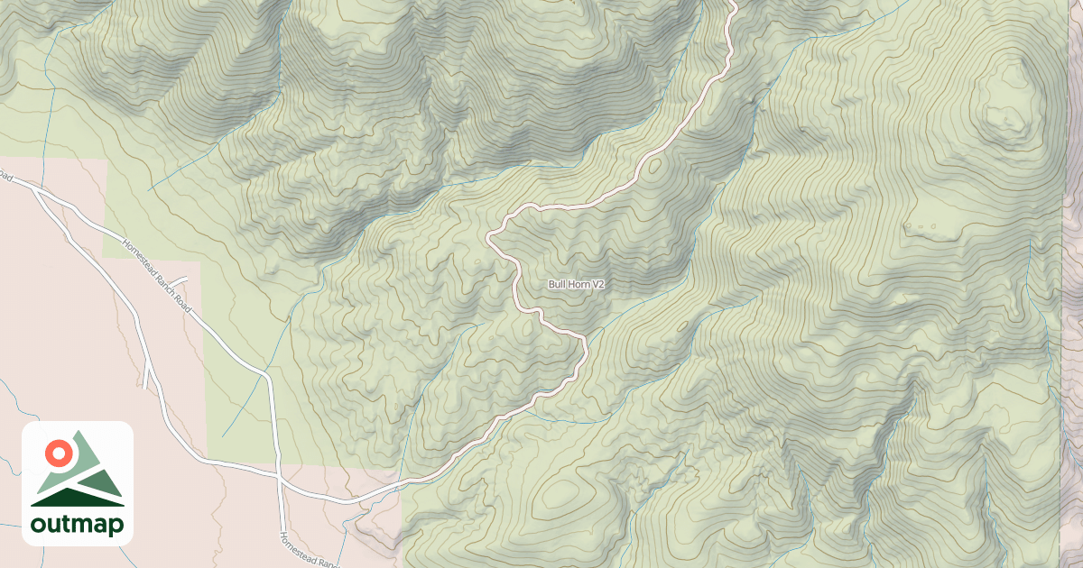Map of Bull Horn