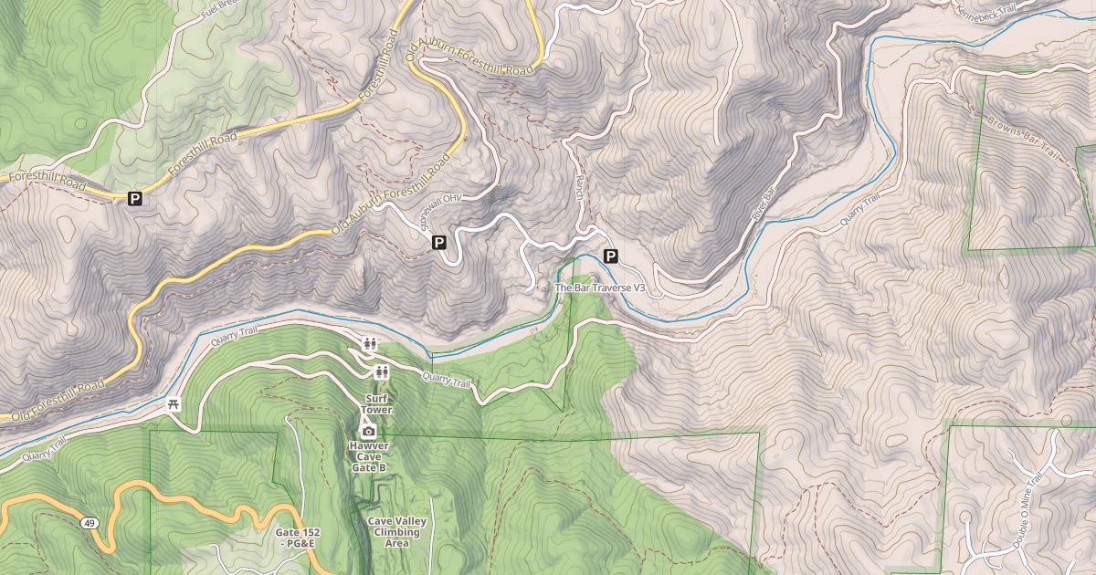 Map preview of The Bar Traverse