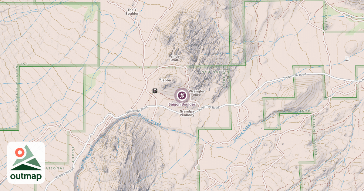 Map of Saigon Boulder