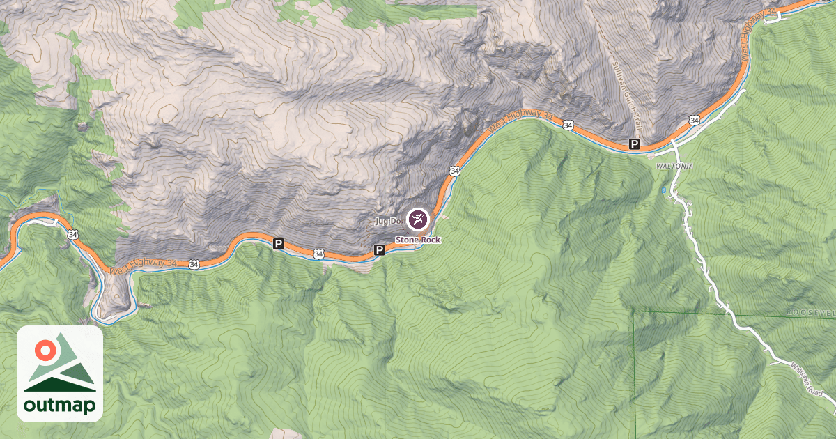 Map of Stone Rock