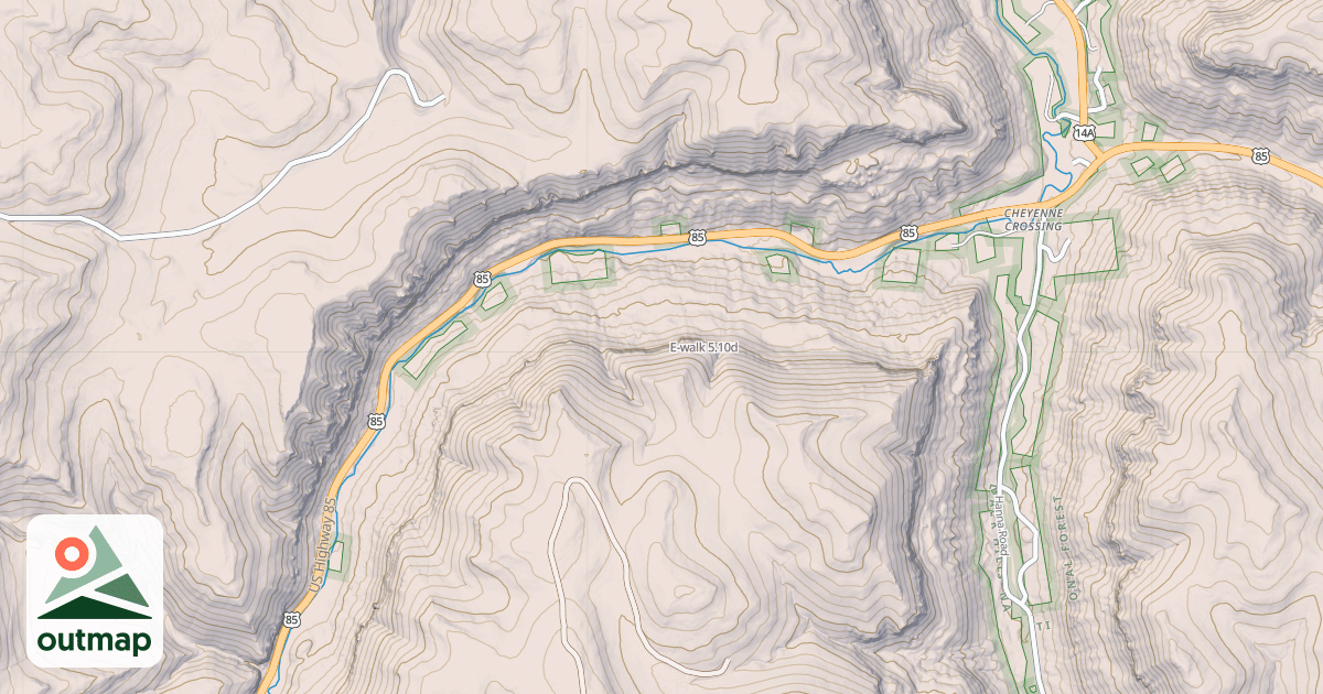Map of E-walk