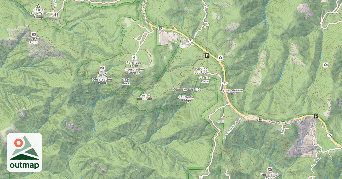 Map of Cotton Mouth