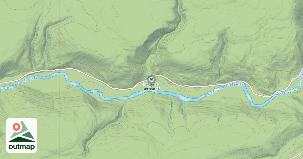 Map of Refuge du secteur 15
