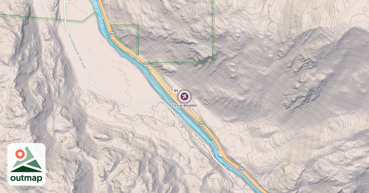 Map of Circus Boulder