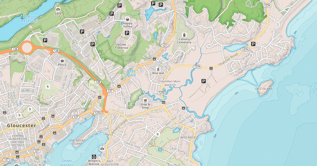 Map preview of Hamilton Mom Jeans