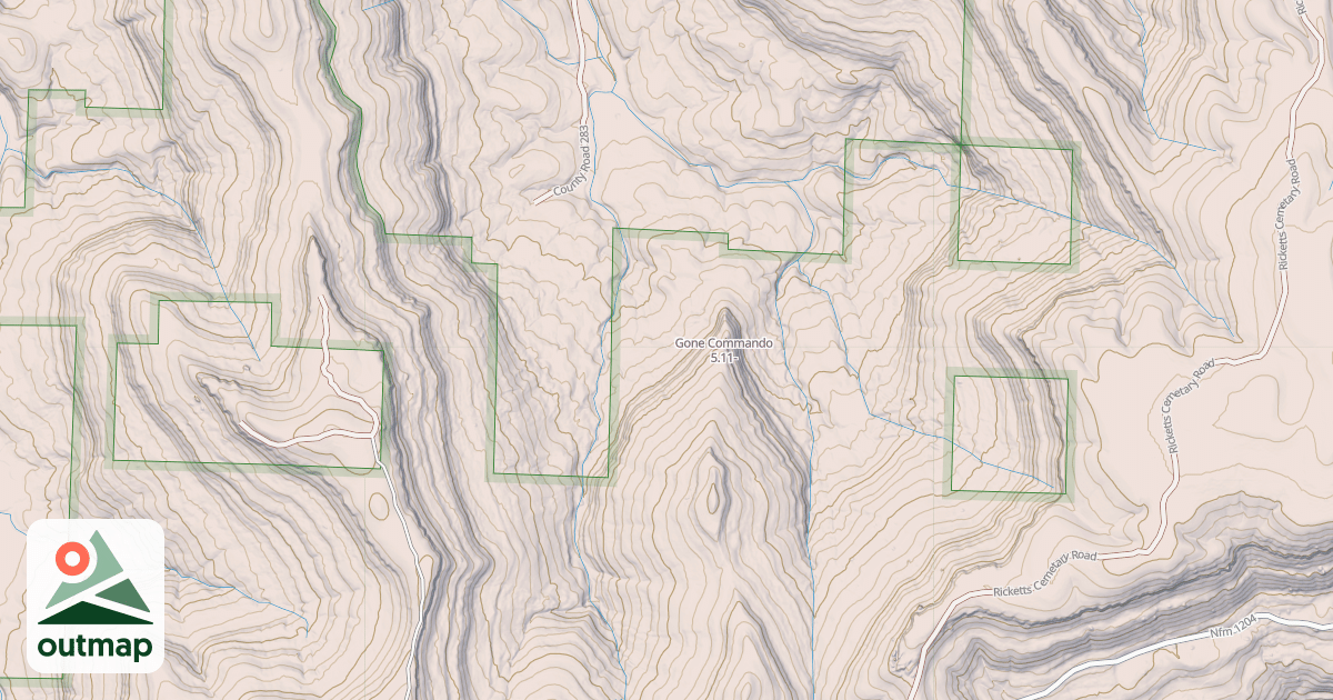 Map of Gone Commando