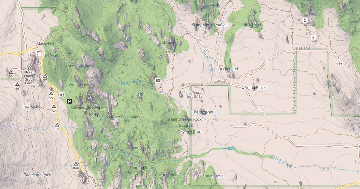 Map preview of Under Toucan's Nose