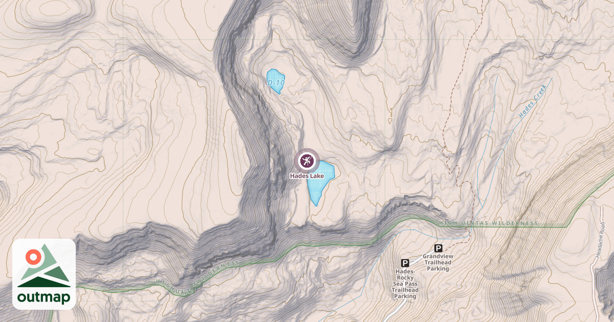 Map of Hades Lake
