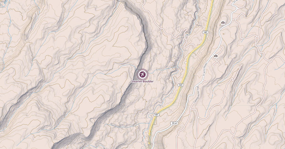 Map preview of Interim Boulder