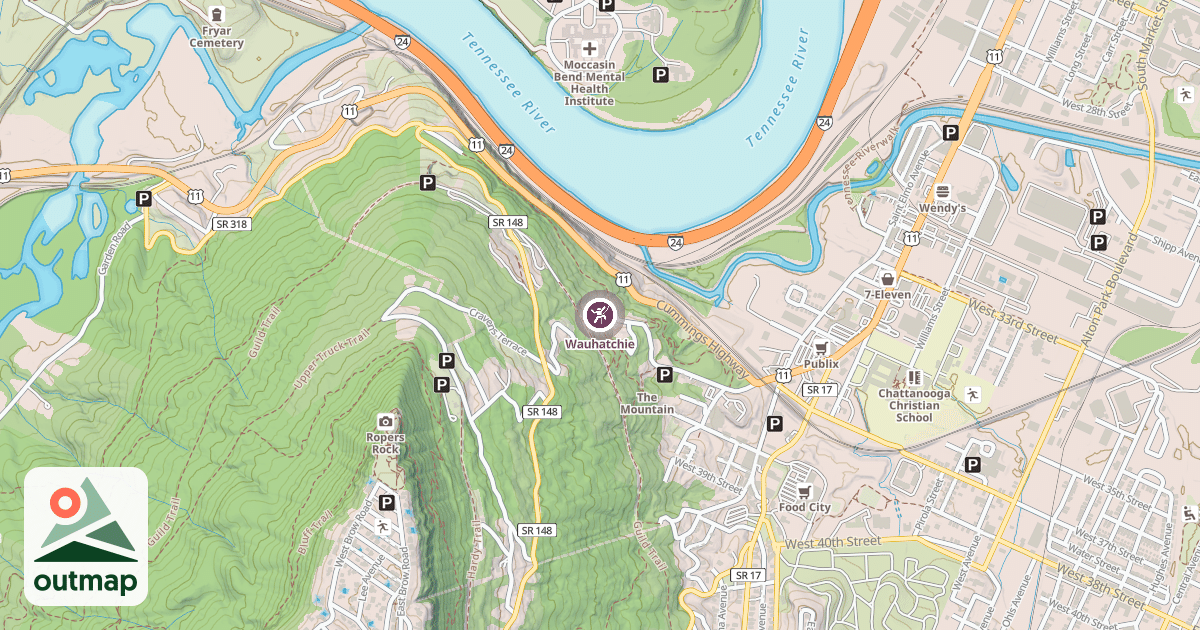 Map of Wauhatchie