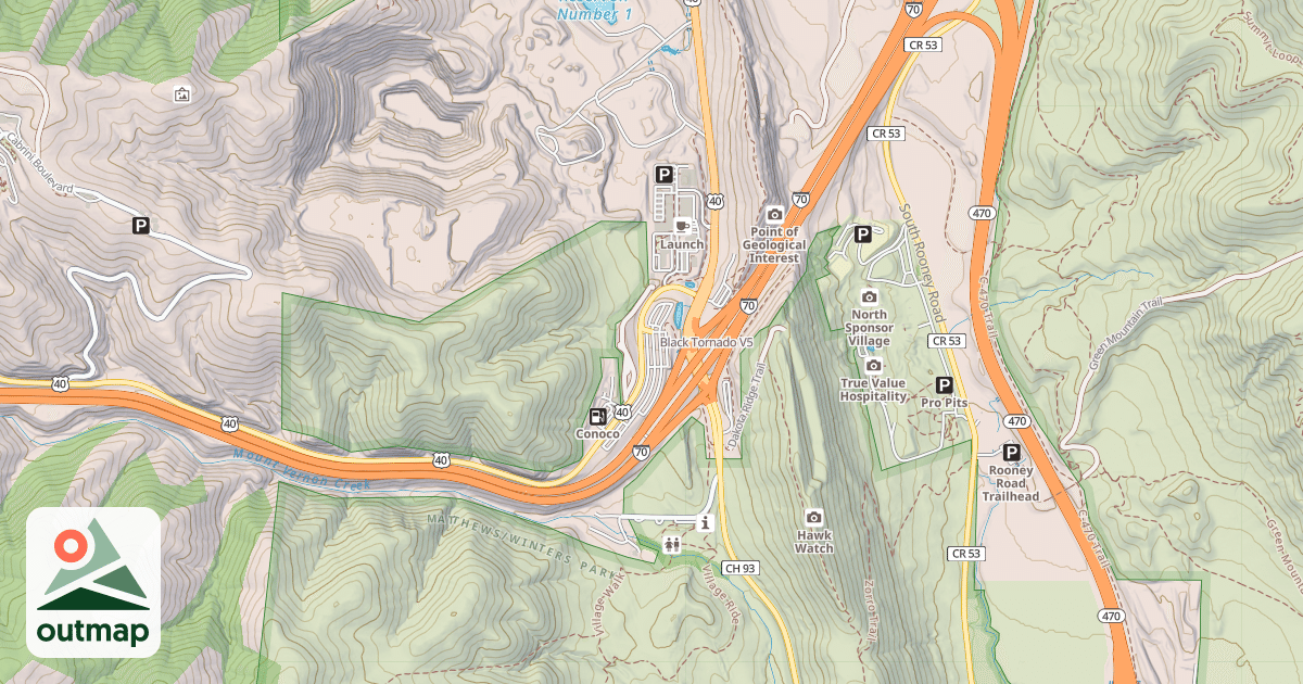 Map of Black Tornado