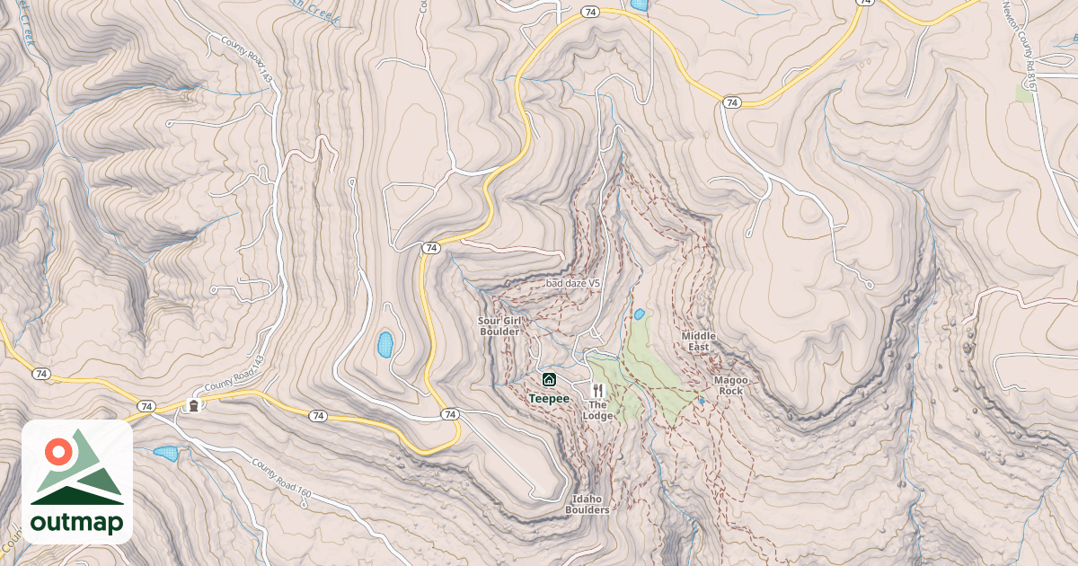 Map of bad daze