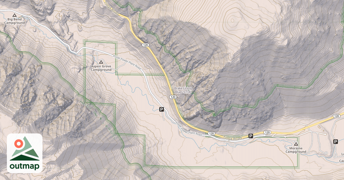 Map of Brake Lining Blues