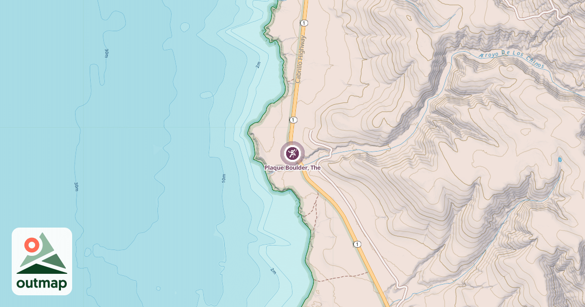 Map of Plaque Boulder, The