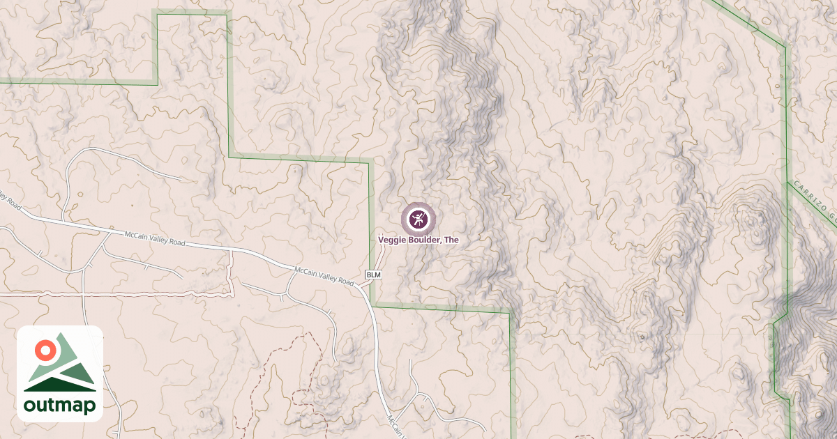 Map of Veggie Boulder, The